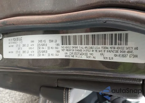 2015 Jeep Cherokee Limited z USA, uszkodzony, nr VIN 1C4PJMDS7FW634183